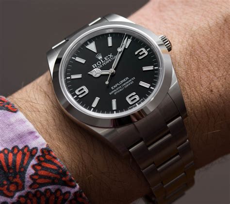 rolex explorer 39mm ref. 214 270 review